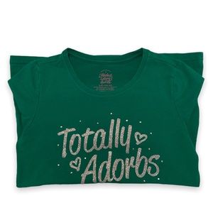 Faded Glory Green Long Sleeve Top